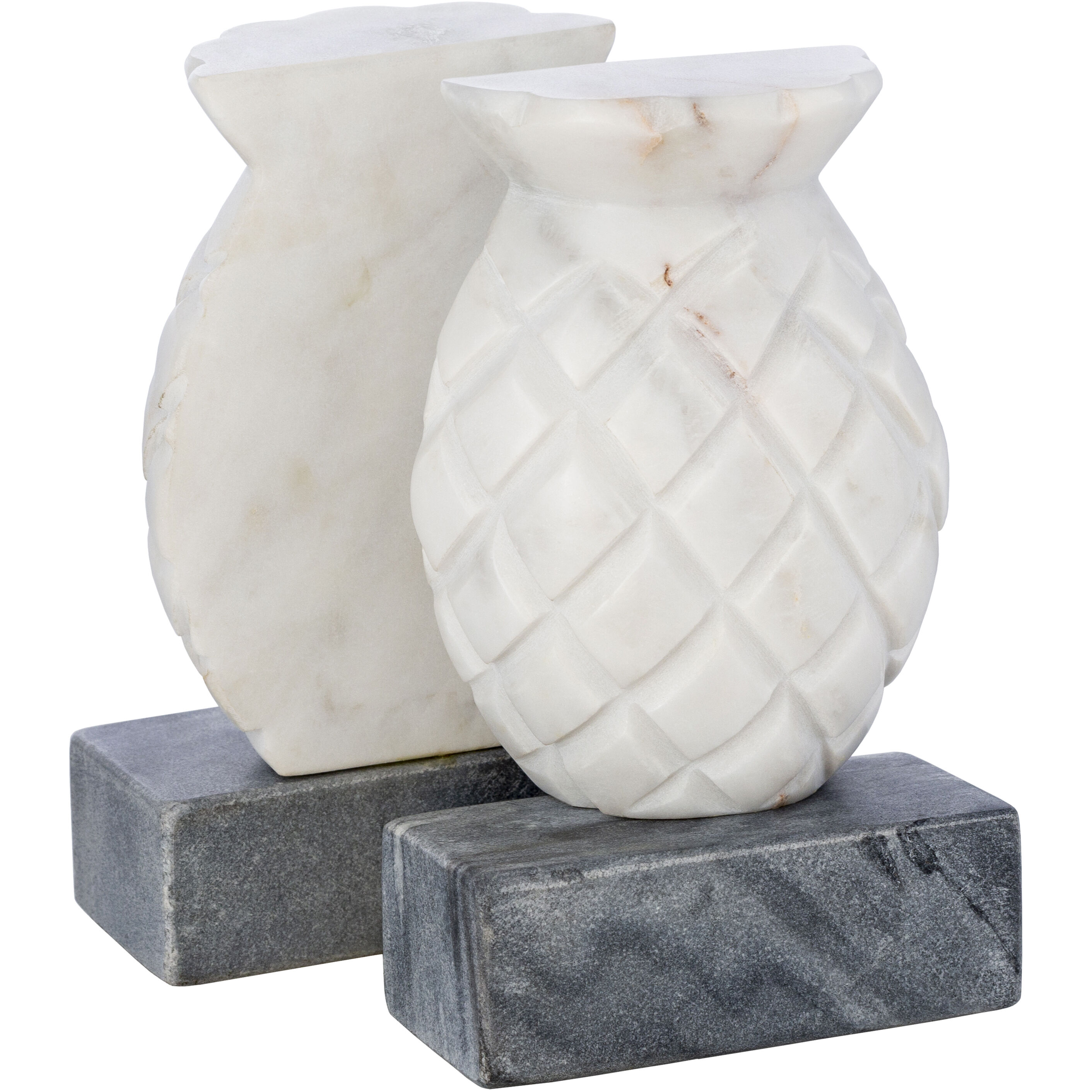 Skara Light Grey Book End