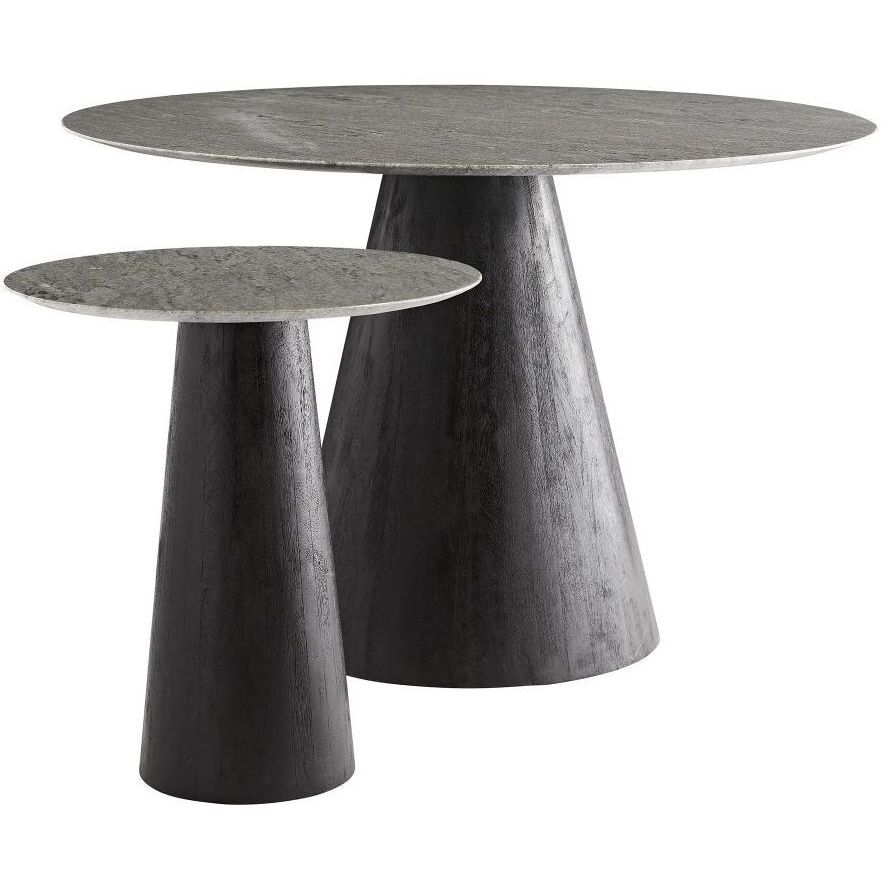 Theodore 47 inch Sandlasted Ebony Entry Table