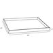 Caspian White Tray
