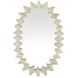Cicada 40 X 27 inch Sandblasted Whitewash Mirror