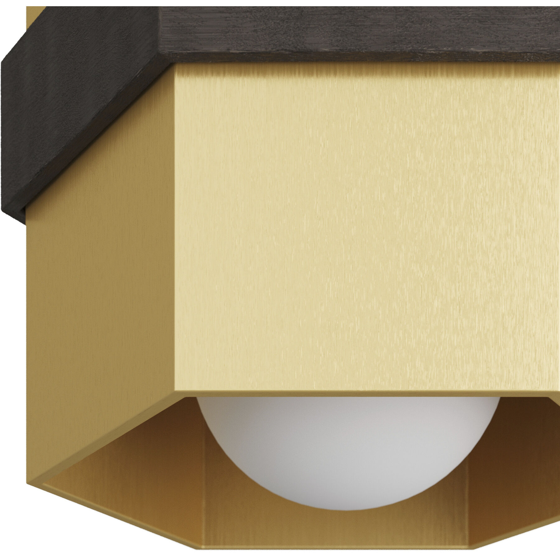 Bristol 1 Light 6 inch Antique Brass Flush Mount Ceiling Light