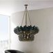 Bilal 40 inch Eucalyptus&nbsp;Coconut Shell Chandelier Ceiling Light