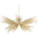 Kauai 12 Light 52 inch Bleached Rattan and White Chandelier Ceiling Light