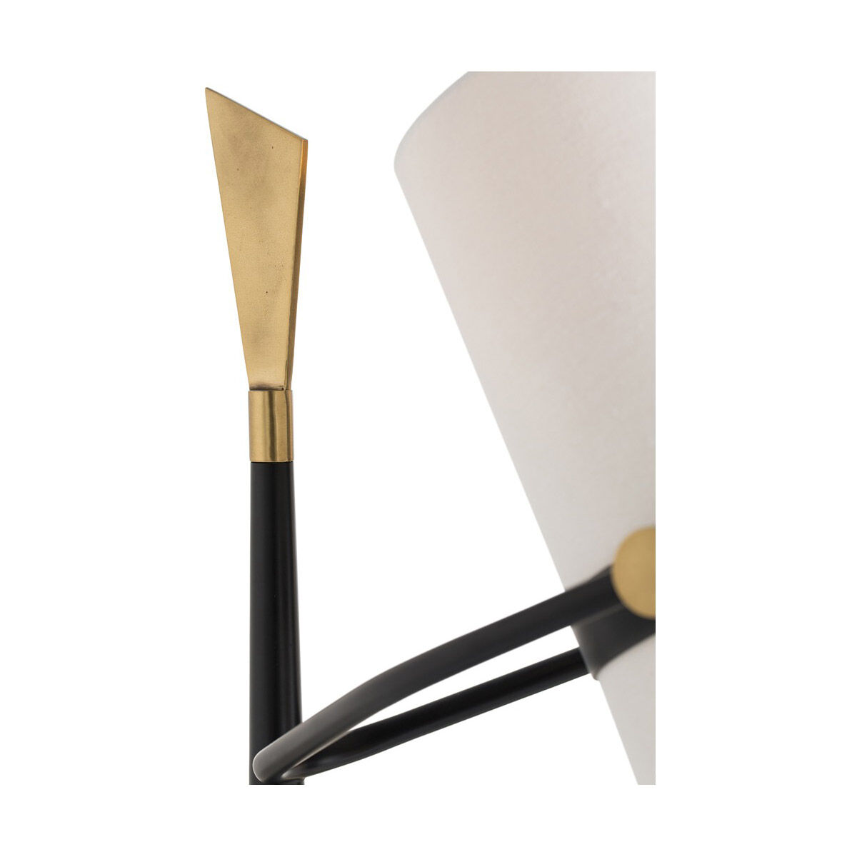 Yasmin 28 inch 60 watt Antique Black and Antique Brass Table Lamp Portable Light