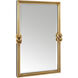 Carruth 38 X 26 inch Antique Brass Mirror