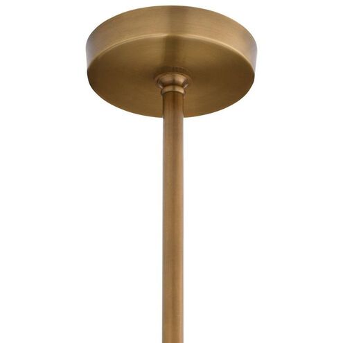 Fatima 1 Light 10 inch Vintage Brass Pendant Ceiling Light