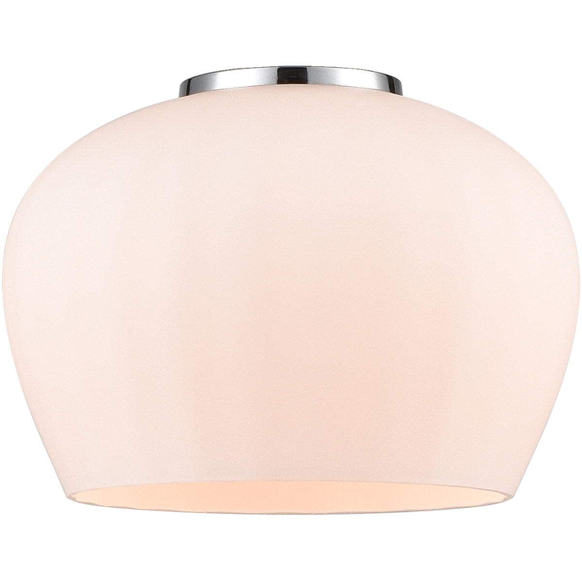 Fenton Matte White Glass