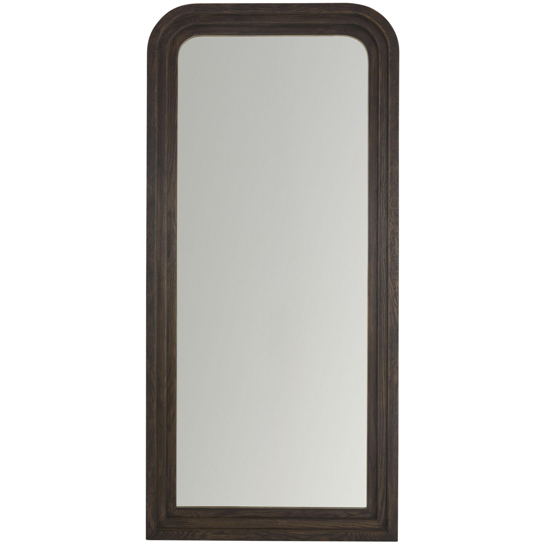 Jennings 81 X 38 inch Sable and Antique Brass Floor Mirror