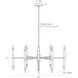 Tilman 16 Light 40 inch Dove Chandelier Ceiling Light