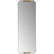 Kris 78 X 26.5 inch Blackened Iron and Antique Brass Full Length Mirror