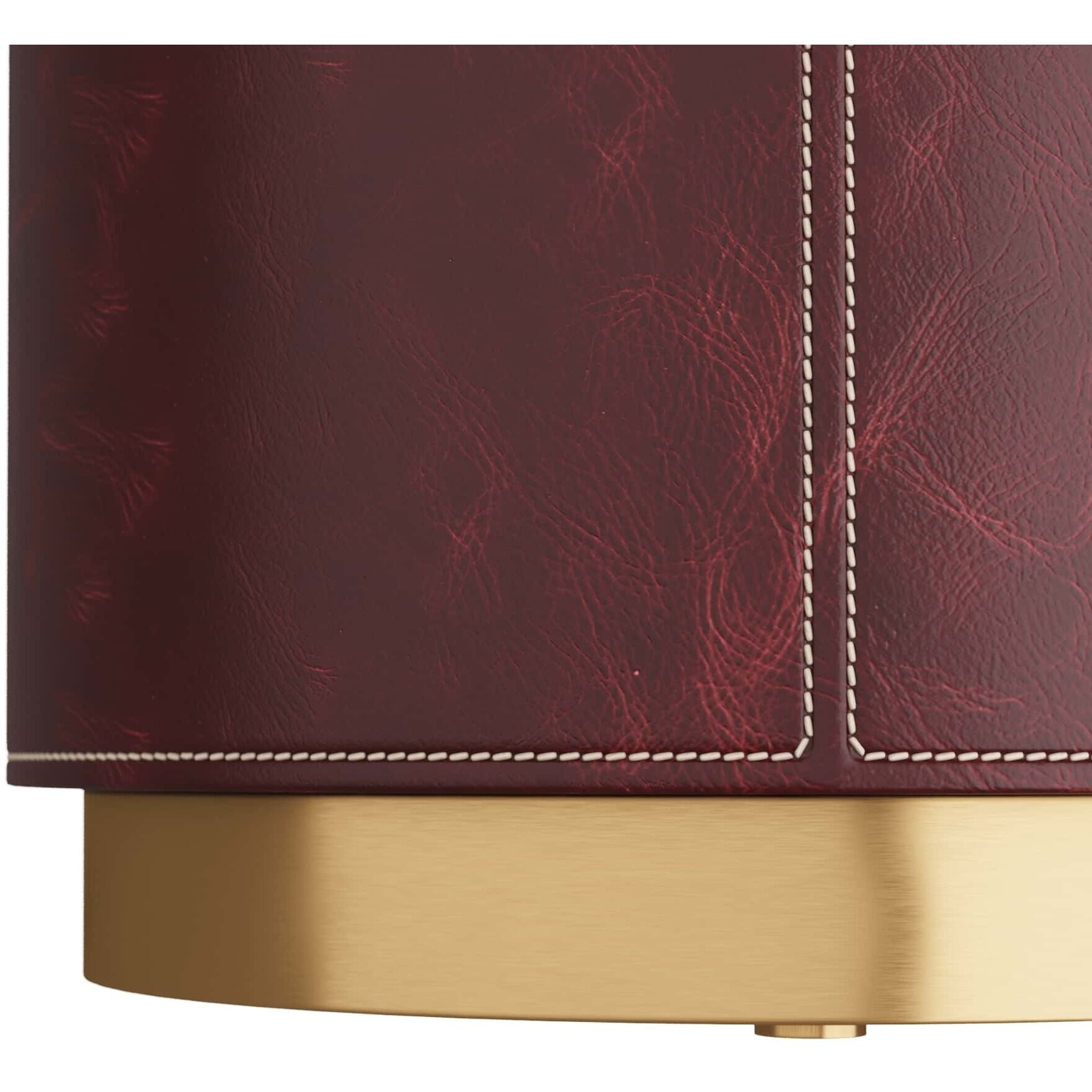 Wes 16 inch Merlot Accent Table