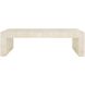 Madelyn 56 X 16.5 inch Ivory and Antique Brass Coffee Table