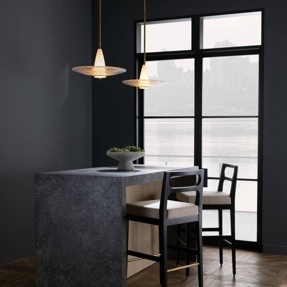 Vasili 1 Light 17.5 inch Clear Seedy Flush Mount Ceiling Light