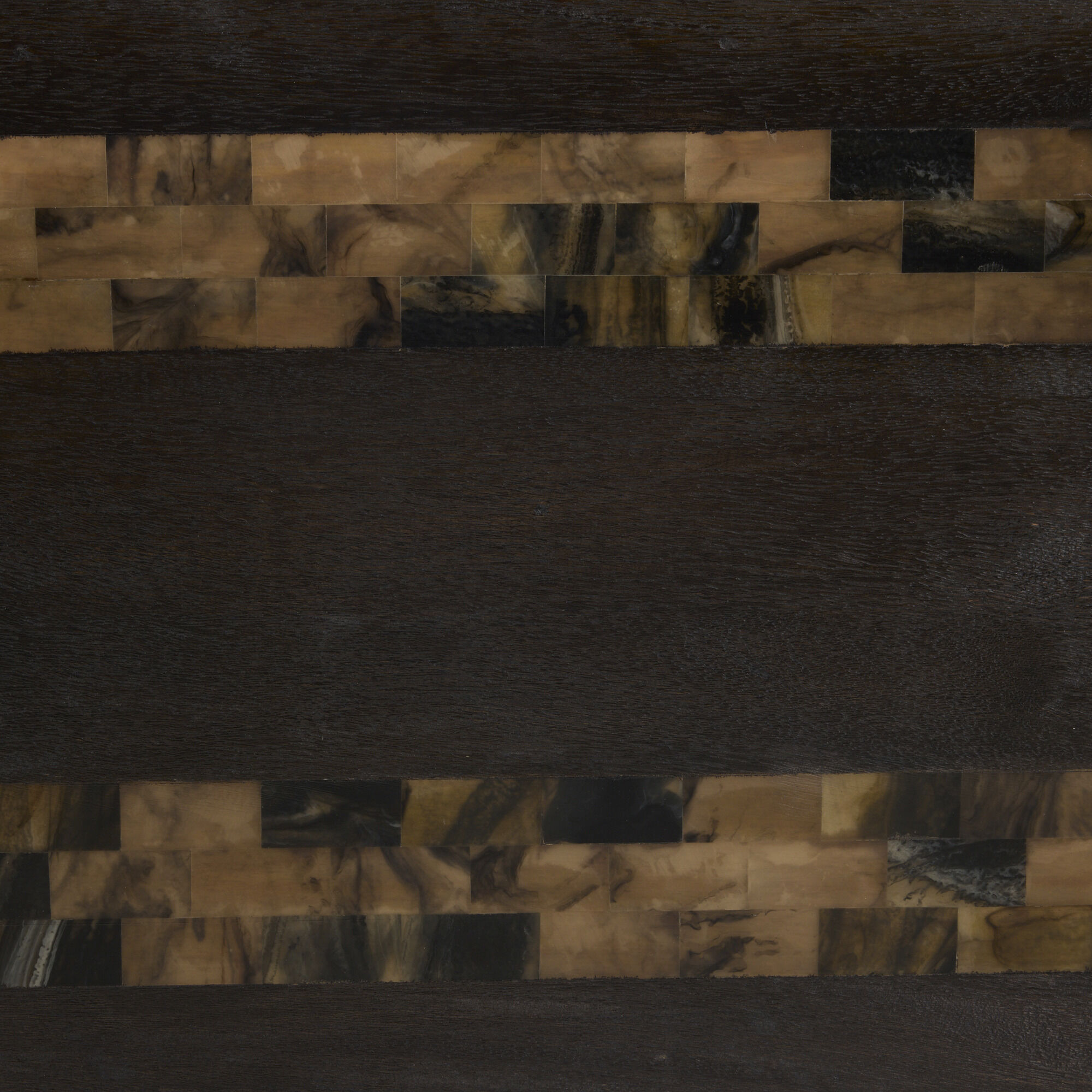 Kingston 78 X 16 inch Umber and Natural Faux Horn Console Table