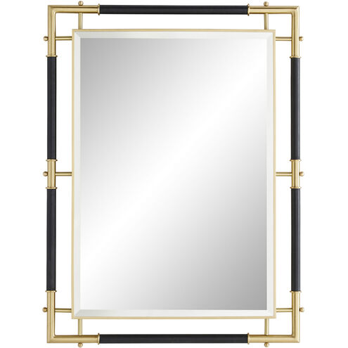 Atlanta 41 X 31 inch Brushed Brass Wall Mirror