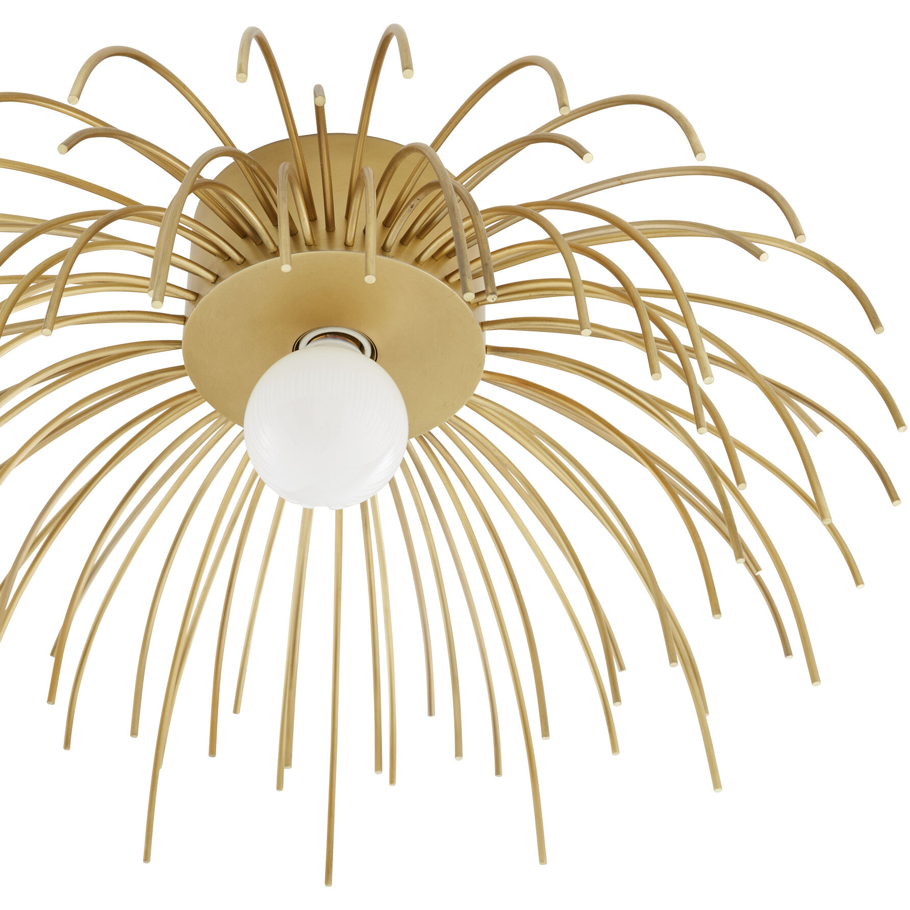 Margaret 1 Light 21 inch Antique Brass Flush Mount Ceiling Light