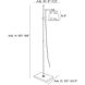 Watson 60 inch 60 watt Taupe Floor Lamp Portable Light