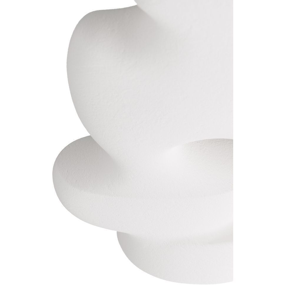Mello Matte White Plaster Sculpture