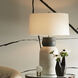 Ansley 30 inch 150 watt Midnight and Whitewash Terracotta Table Lamp Portable Light