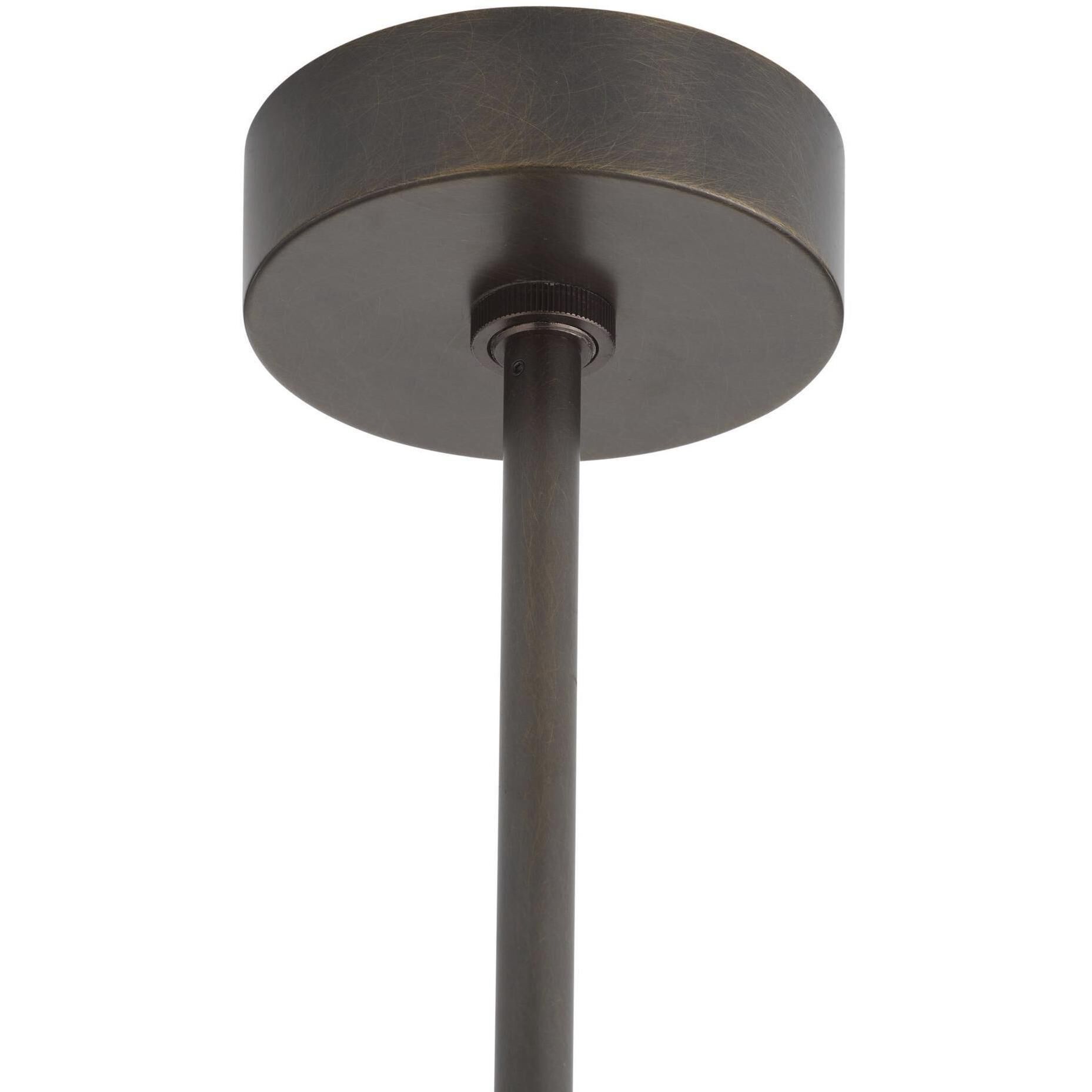 Inlet 6 Light 53 inch English Bronze Chandelier Ceiling Light