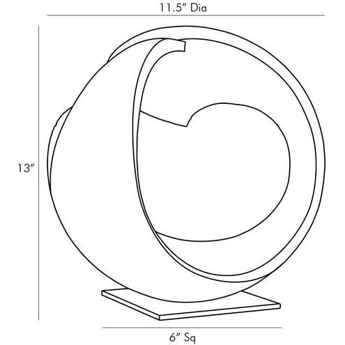 Dawson 13 X 11.5 inch Sculpture