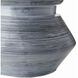 Drifter 150.00 watt Haze Blue Reactive Glaze Table Lamp Portable Light