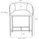 Osbourne 33.5 inch Russet Counter Stool