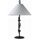 Dutton 150.00 watt Blackened Iron Table Lamp Portable Light