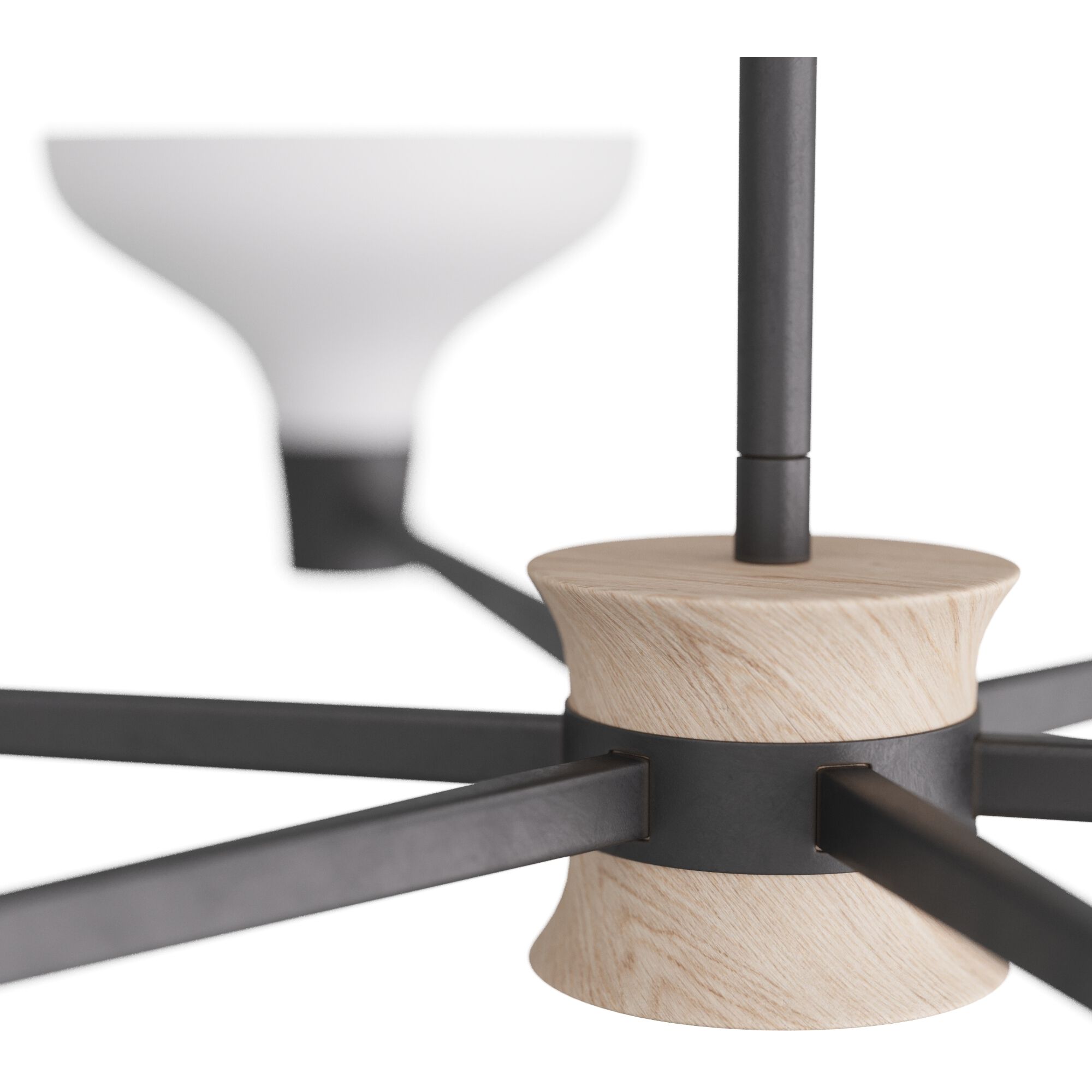 Thatcher 6 Light 42 inch White Gesso Chandelier Ceiling Light