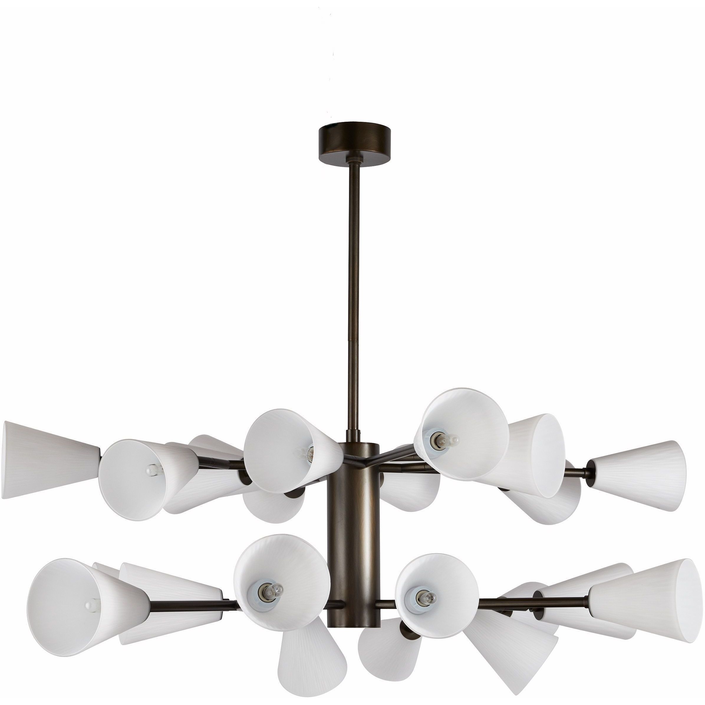 Delaware 24 Light 45.5 inch English Bronze Chandelier Ceiling Light