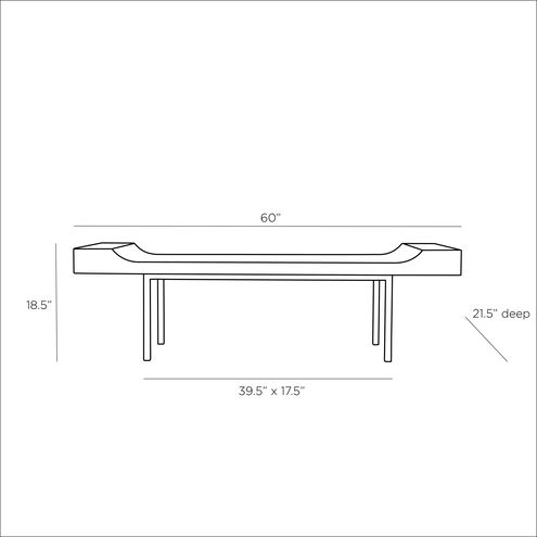 Lanny Black Bench