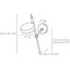 Adesso 15 inch 12.00 watt Antique Brass Swing Arm Sconce Wall Light