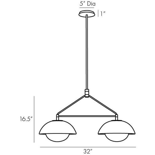 Glaze Linear Pendant Ceiling Light