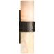 Ardena 2 Light 6 inch Ivory and Blackened Iron Wall Sconce Wall Light