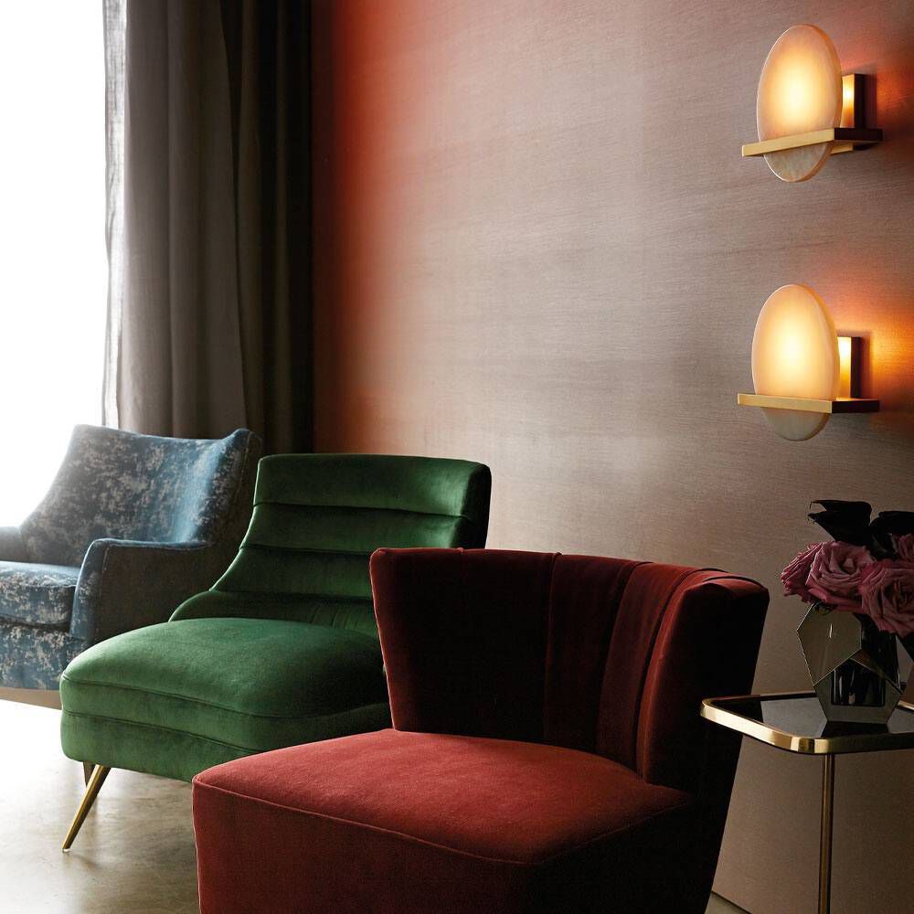 Ferguson Peacock Chenille Chair