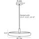 Plato 1 Light 28 inch English Bronze Pendant Ceiling Light