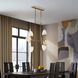 Alazani 35 X 28.5 inch Antique Brass Linear Chandelier Ceiling Light