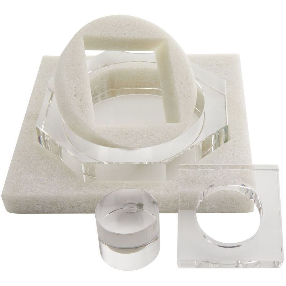 Monopoly Clear Sculpture, Set of 2