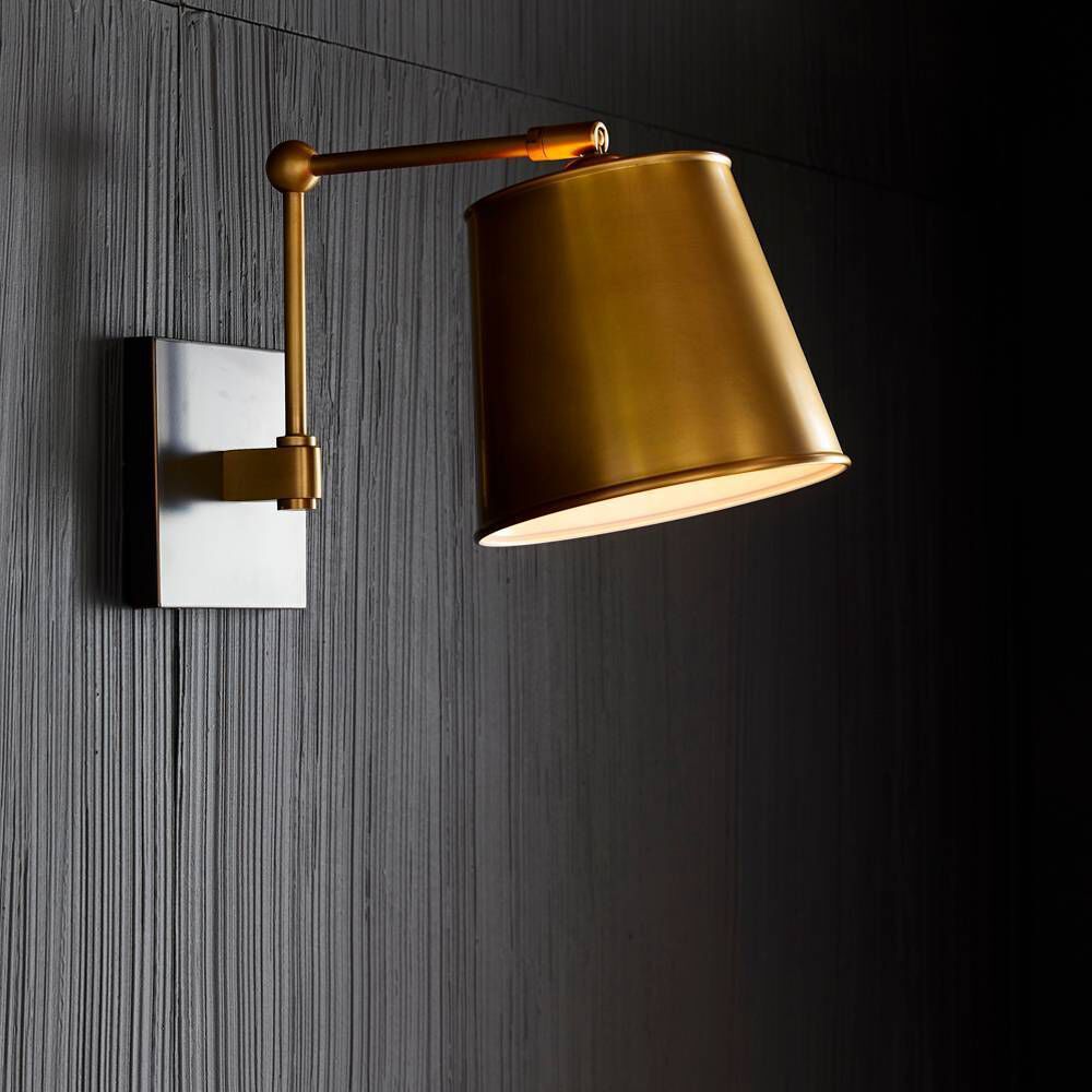 Watson 1 Light 8.5 inch Antique Brass/Oil Rubbed Bronze Sconce Wall Light, Essential Lighting
