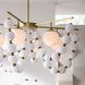 Genesis 5 Light 42 inch Antique Brass Chandelier Ceiling Light