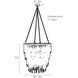 Lizzy 5 Light 30 inch Black and White and Gray with Antique Brass Chandelier Ceiling Light