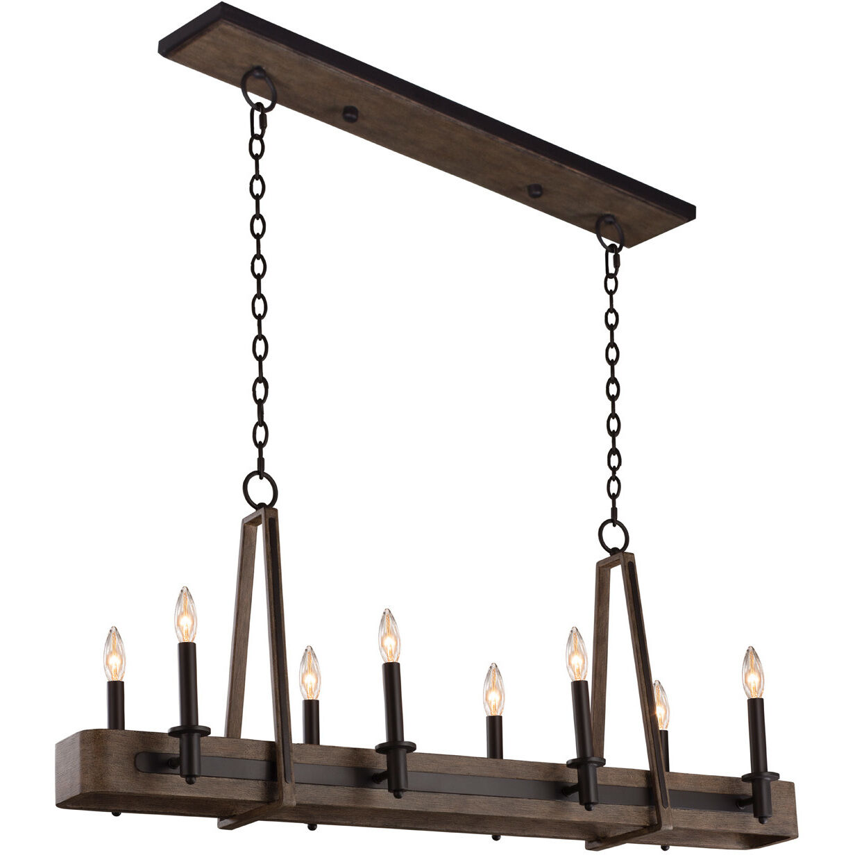 Duluth Island Linear Ceiling Light in Satin Bronze