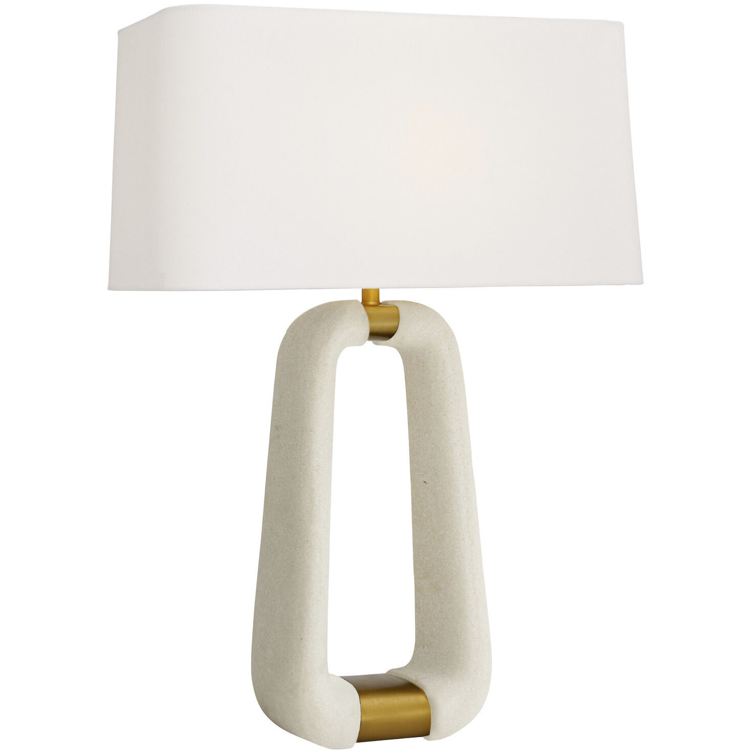 Gianni 29.5 inch 150.00 watt Ivory and Antique Brass Table Lamp Portable Light