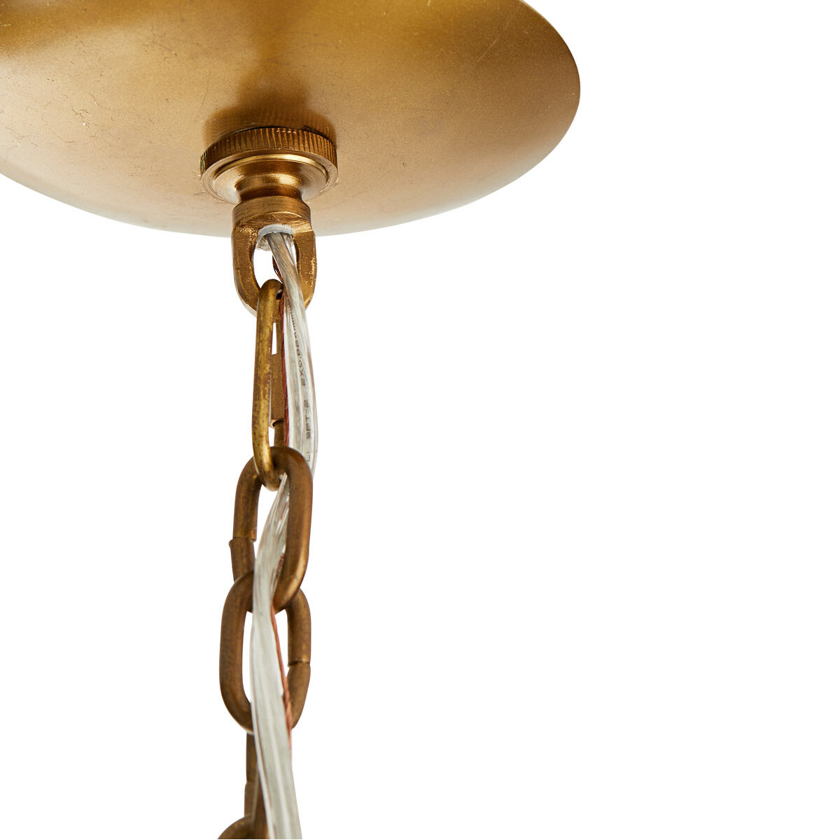Arteriors 84015 Nolan 4 Light 30 inch Vintage Brass Pendant Ceiling Light Large