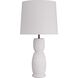 Werlow 28 inch 150.00 watt Ivory Table Lamp Portable Light