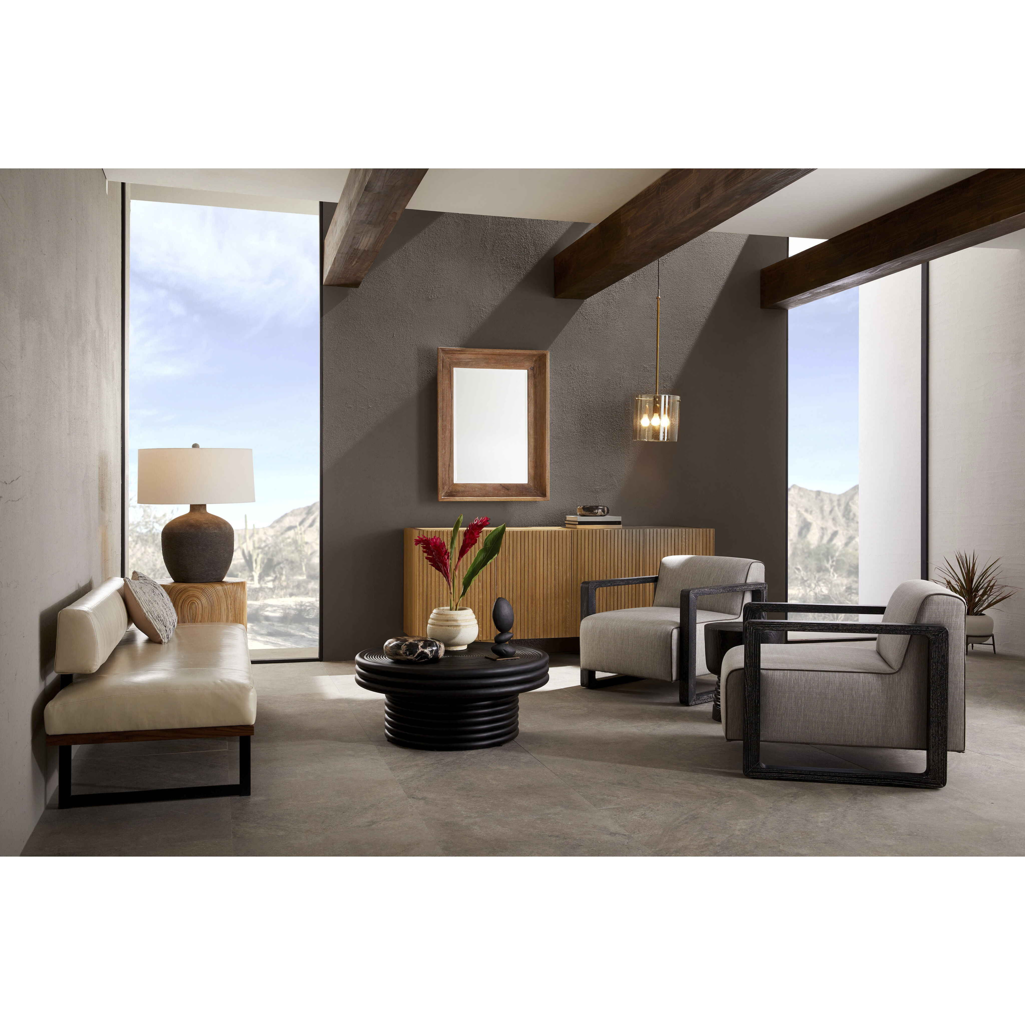 Milford 3 Light 11.5 inch Smoke Luster and Antique Brass Pendant Ceiling Light