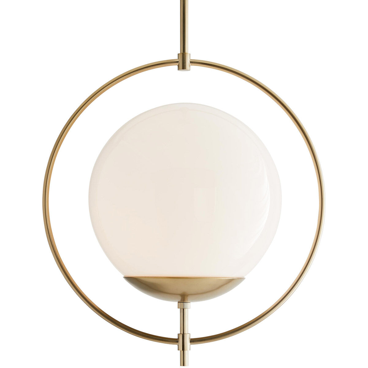Volta 1 Light 24 inch Pale Brass Pendant Ceiling Light
