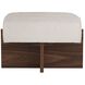 Tuck 16 inch Ivory Ottoman