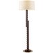 Elvis 150.00 watt Dark Walnut Floor Lamp Portable Light