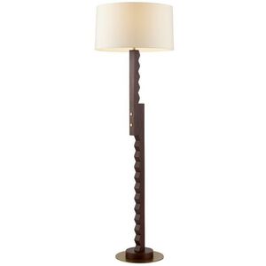Elvis 150.00 watt Dark Walnut Floor Lamp Portable Light